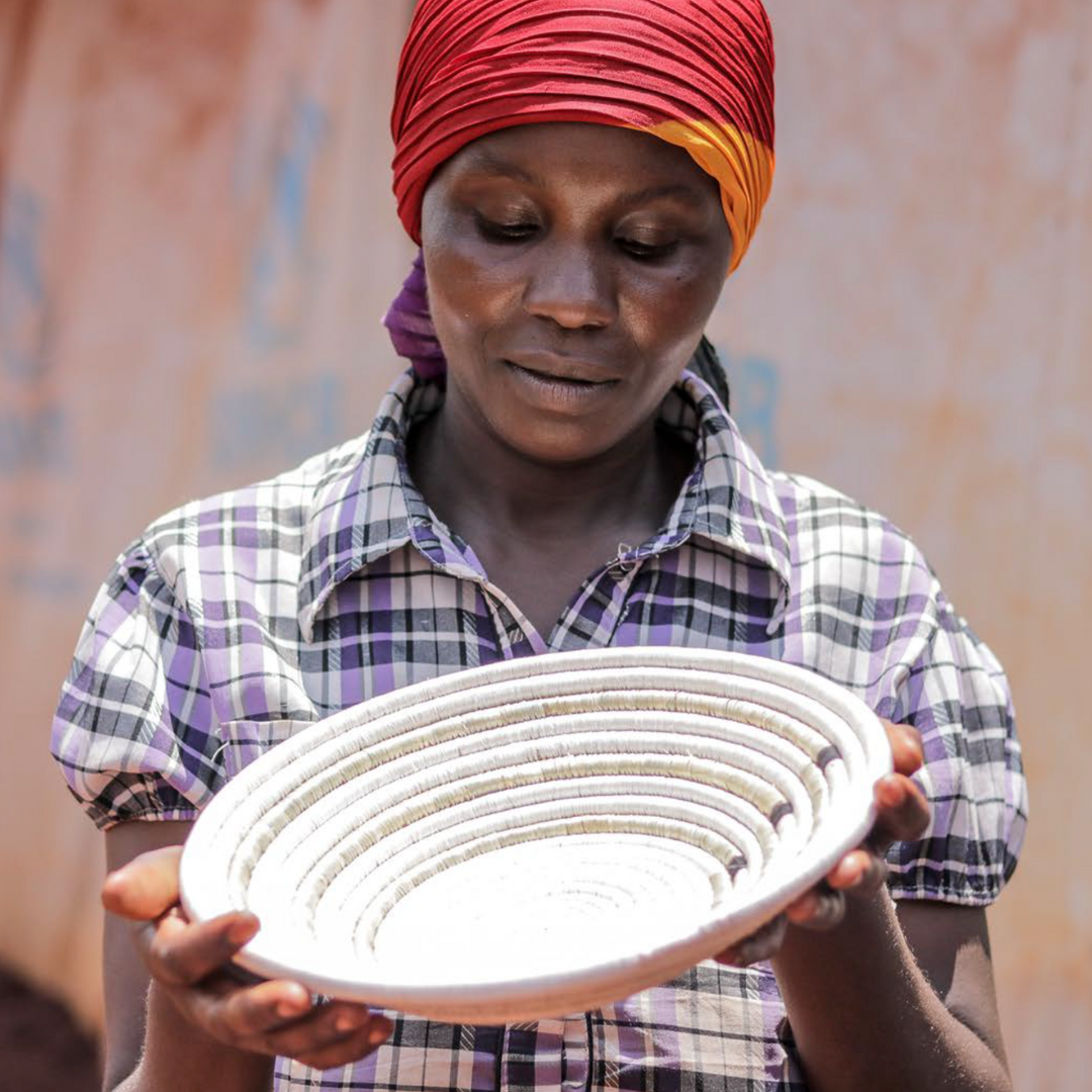 African Round Wall Handing | Handwoven Grass