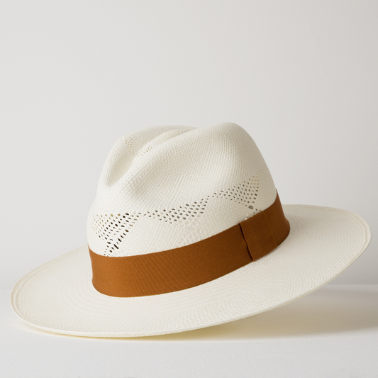 Genuine Vented Panama Hat | Fina Toquilla Straw