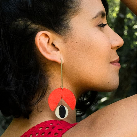 Handmade Statement Earrings | Guaraná
