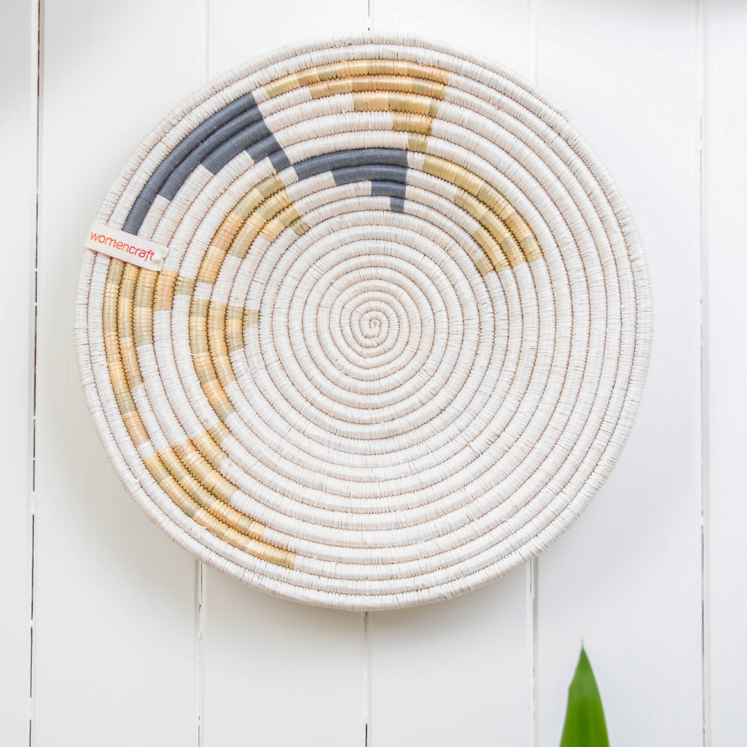 African Round Wall Handing | Handwoven Grass