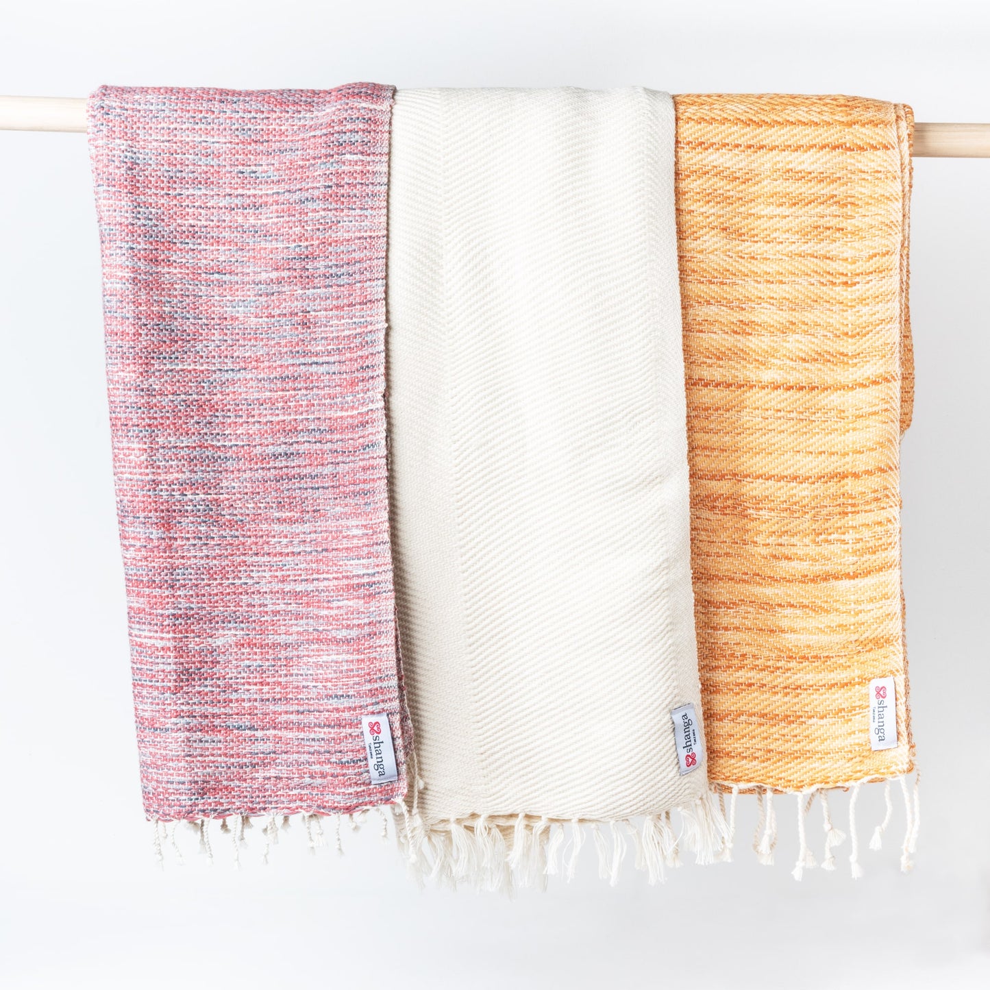 Orange Scarf | Handwoven Pure Cotton