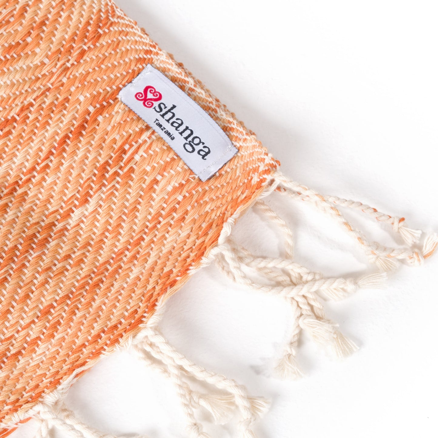 Orange Scarf | Handwoven Pure Cotton