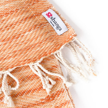 Orange Scarf | Handwoven Pure Cotton